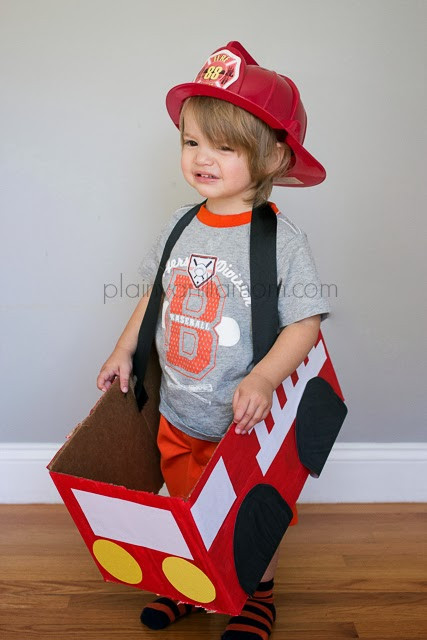 Best ideas about DIY Fire Truck Costume
. Save or Pin DIY Firetruck Halloween Costume pbkHalloween Plain Now.