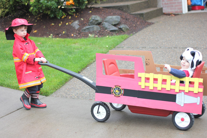 Best ideas about DIY Fire Truck Costume
. Save or Pin Fireman Fire Dog Fire Truck Halloween Costume Repeat Now.