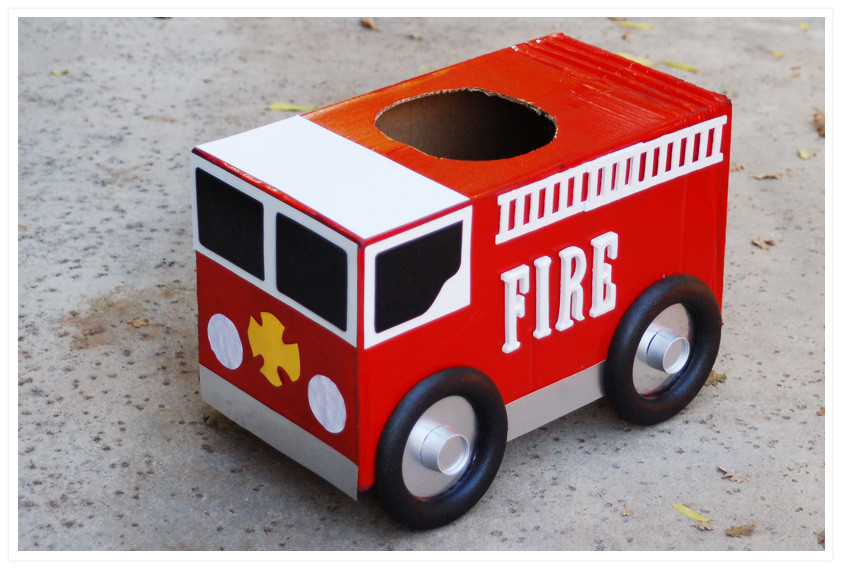 Best ideas about DIY Fire Truck Costume
. Save or Pin halloween 2012 a fire crew Now.