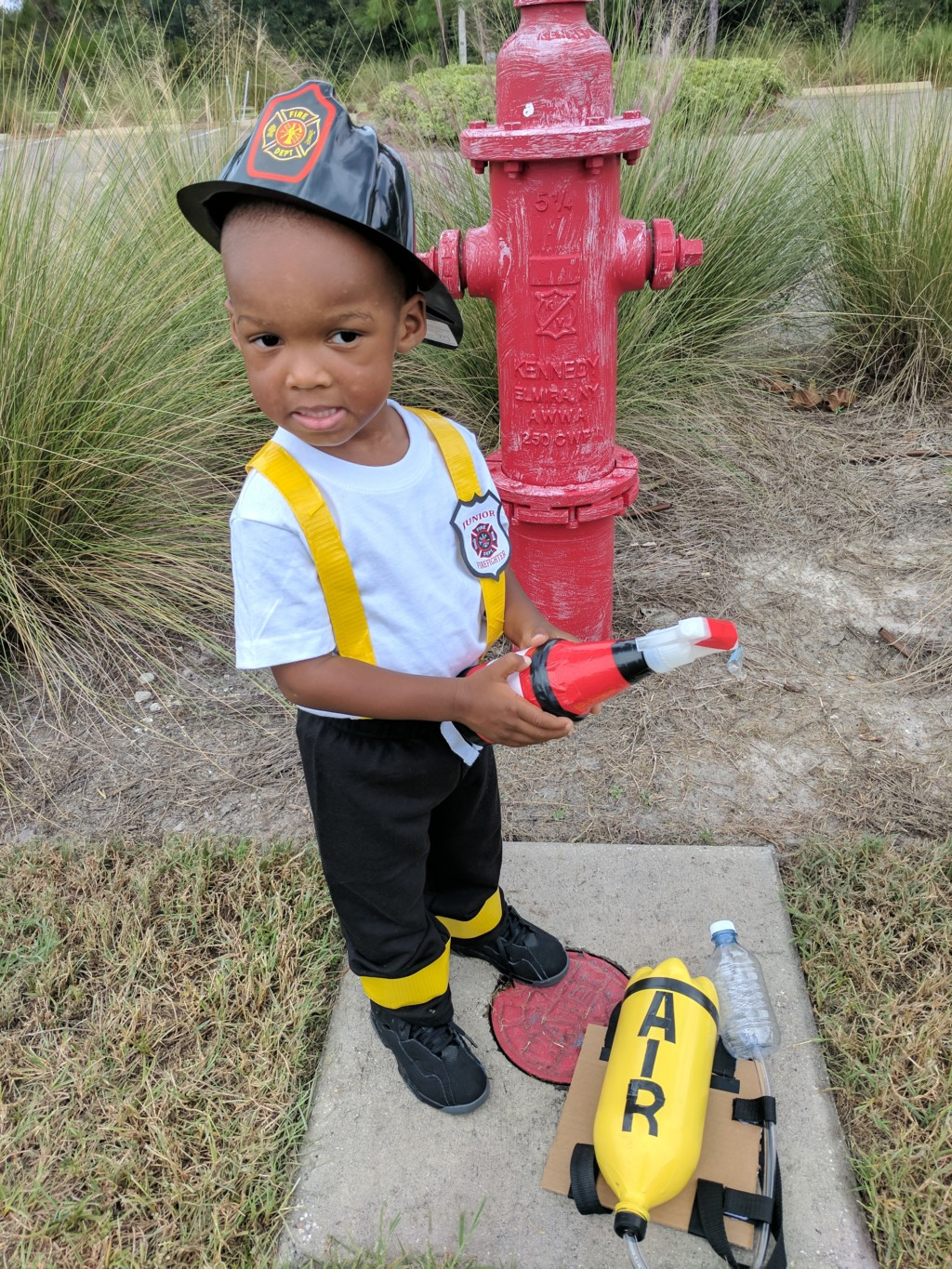 Best ideas about DIY Firefighter Costume
. Save or Pin DIY kids halloween costumes that are easy to make on a bud Now.