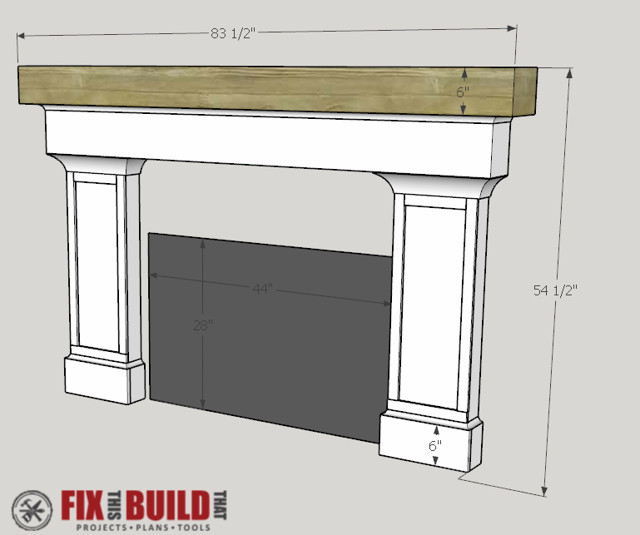 Best ideas about DIY Fireplace Mantel Plans
. Save or Pin How to Build a Fireplace Surround and Mantel Now.