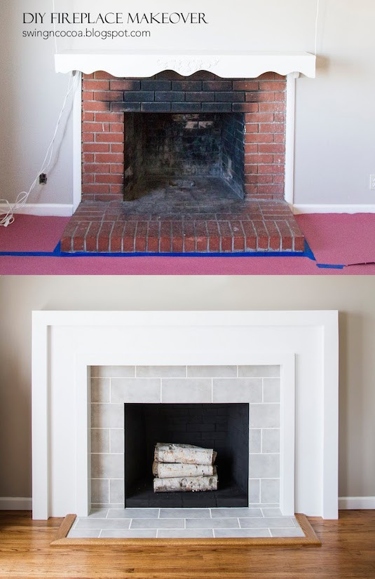 Best ideas about DIY Fireplace Remodels
. Save or Pin 27 Easy DIY Remodeling Ideas A Bud before and Now.