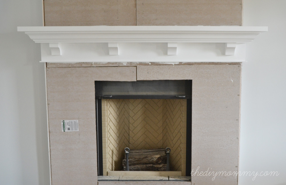 Best ideas about DIY Fireplace Surround And Mantel
. Save or Pin Building Our Fireplace The DIY Mantel – Our DIY House Now.