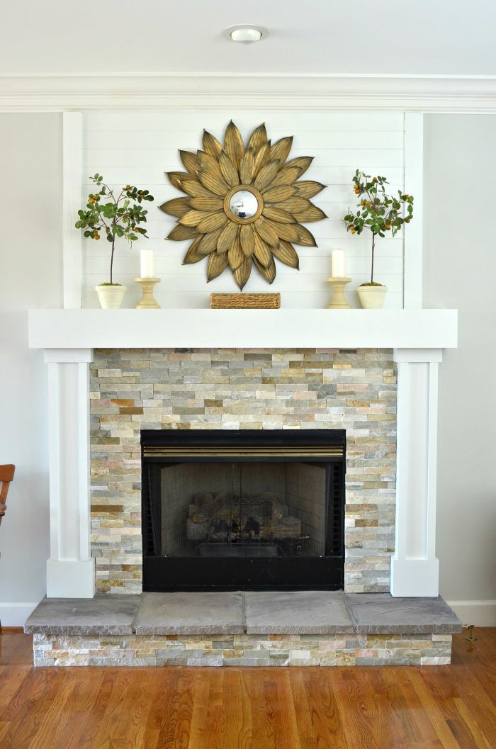 Best ideas about DIY Fireplace Surround And Mantel
. Save or Pin Simple Fall Mantel Decor At Home with The Barkers Now.