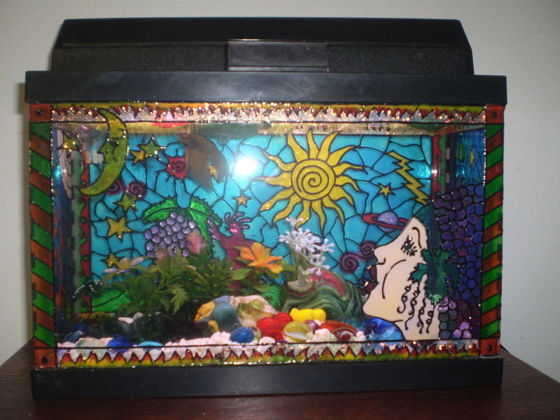 Best ideas about DIY Fish Tank Decorations
. Save or Pin DIY Painted Aquarium Decor petdiys Now.
