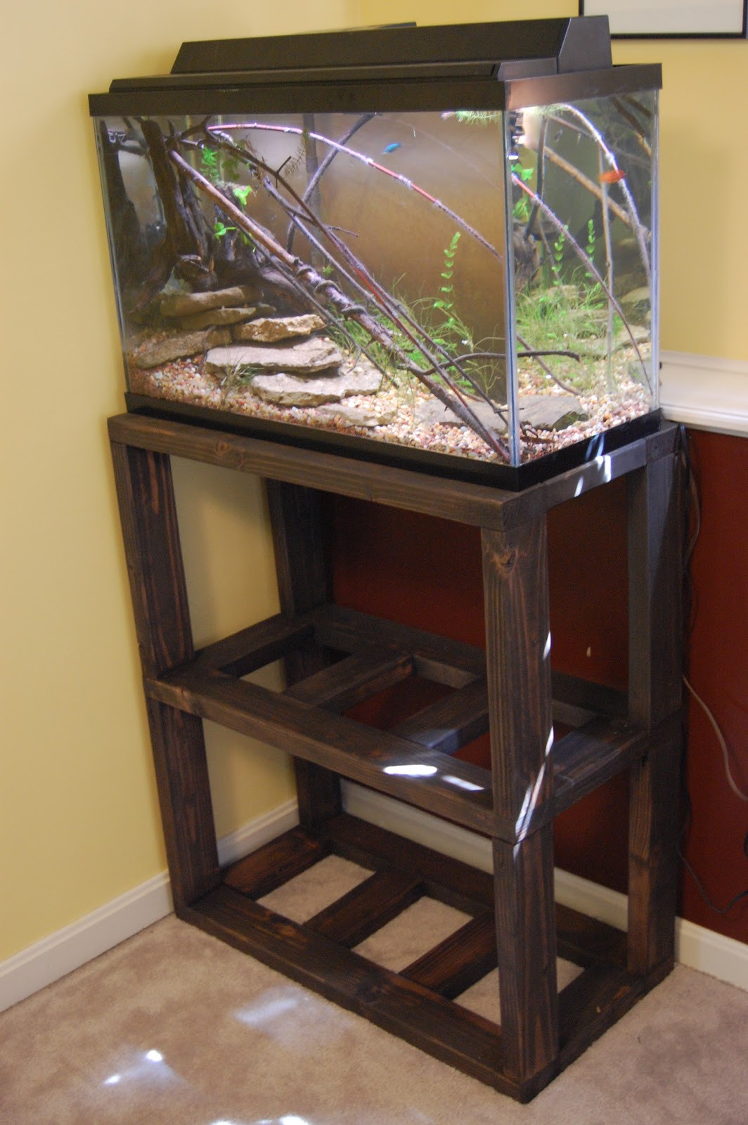 Best ideas about DIY Fish Tank Stand
. Save or Pin Aquascaping Art DIY Aquarium Stand Plans Now.