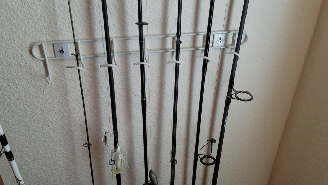 Best ideas about DIY Fishing Rod Holder
. Save or Pin DIY Fishing Pole Rod Holder Rack Organiser For $1 Now.