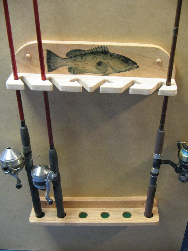 Best ideas about DIY Fishing Rod Holder Wall Mount
. Save or Pin Wall Mount 6 Pole Fishing Rod Rack Now.