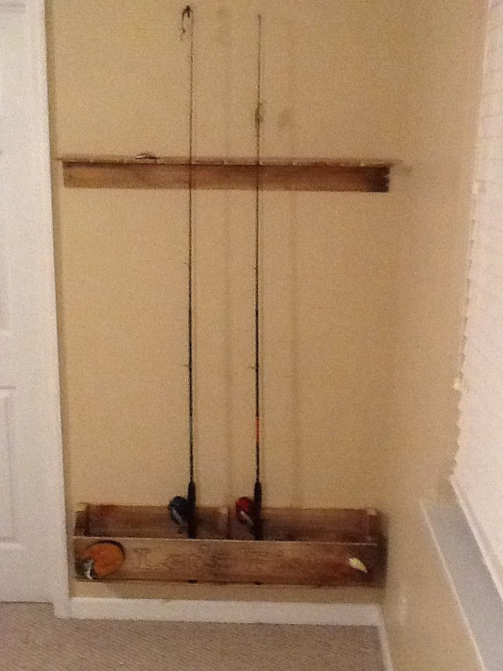 Best ideas about DIY Fishing Rod Holder Wall Mount
. Save or Pin Wall Mounted Fishing Rod Rack Plans WoodWorking Projects Now.