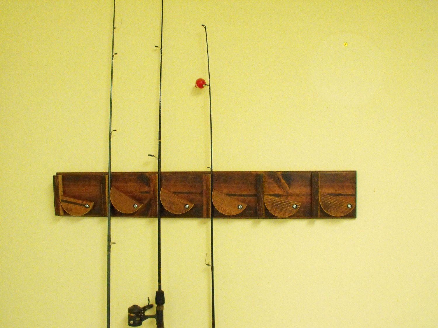 Best ideas about DIY Fishing Rod Holder Wall Mount
. Save or Pin Fishing Pole Holder wall mounted Now.