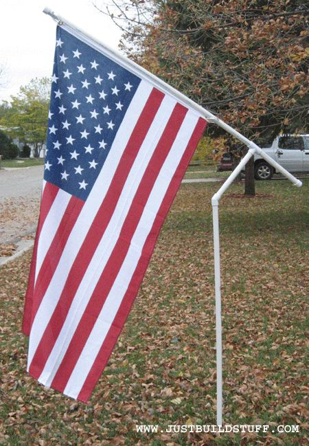 Best ideas about DIY Flag Poles
. Save or Pin How to make a PVC flagpole for your campsite Now.