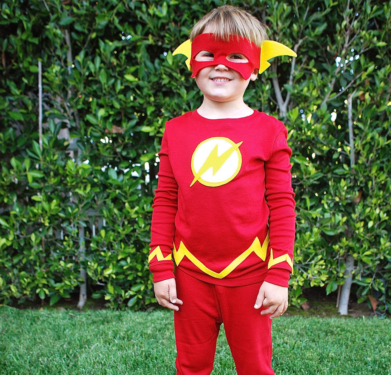 Best ideas about DIY Flash Costume
. Save or Pin No Sew DIY The flash Kids Costume Now.