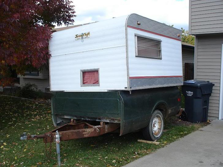 Best ideas about DIY Flatbed Camper
. Save or Pin Did This Guy Just Put a Camper on a Flatbed Trailer Now.