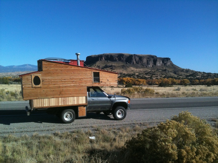 Best ideas about DIY Flatbed Camper
. Save or Pin DIY Truck Camper Made From Reclaimed Materials Now.