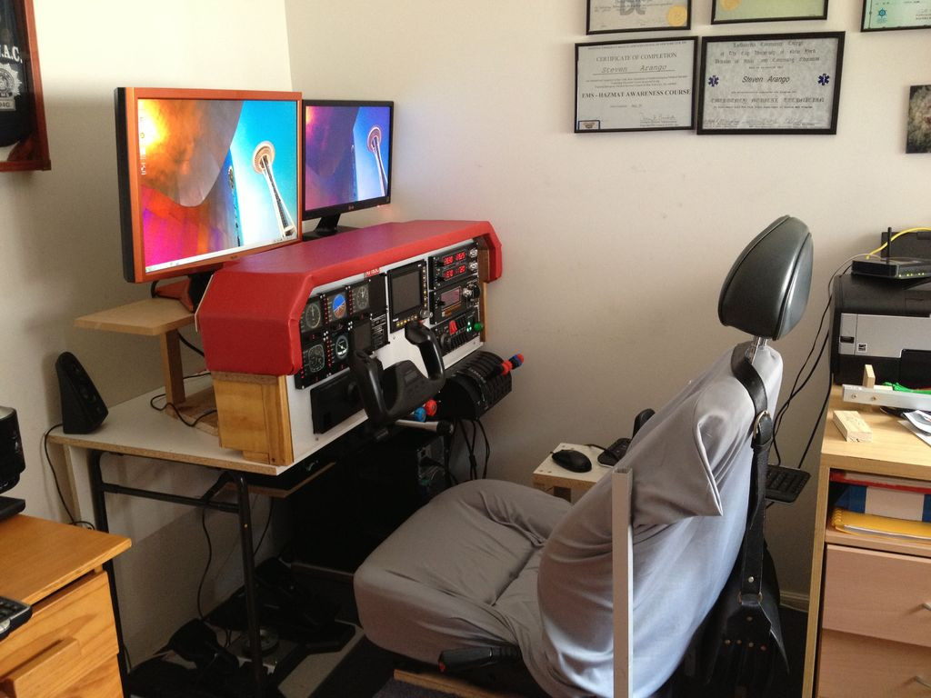 Best ideas about DIY Flight Sim
. Save or Pin DIY Flight Simulator Cockpit with Now.