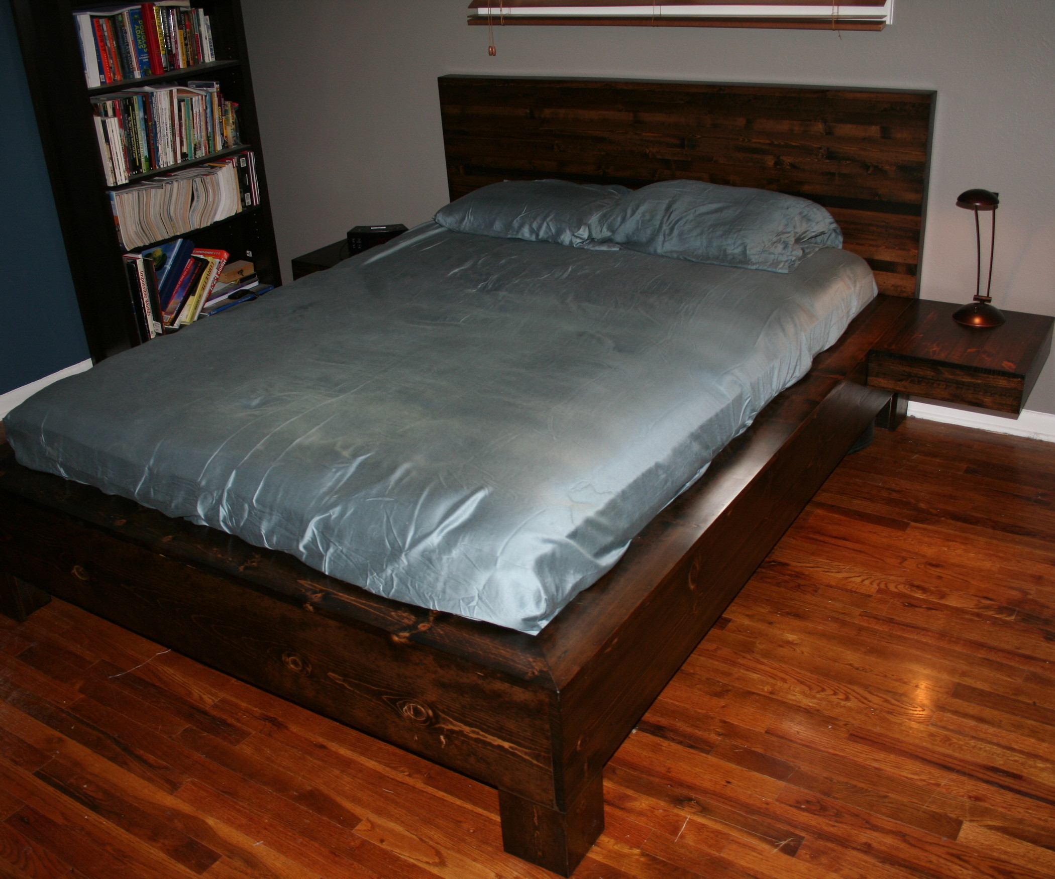Best ideas about DIY Floating Bed
. Save or Pin DIY Platform Bed with Floating Nightstands 2 Now.