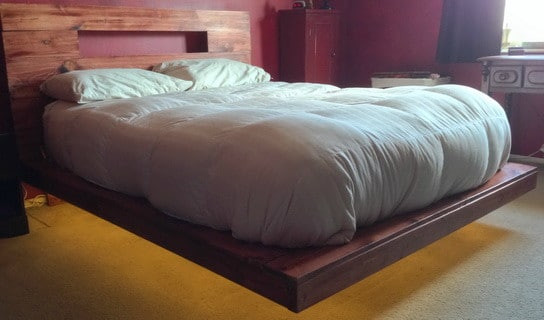 Best ideas about DIY Floating Bed Frame
. Save or Pin How To Build A DIY Floating Bed Frame With LED Lighting Now.