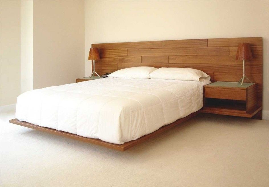 Best ideas about DIY Floating Bed Frame
. Save or Pin Bedroom Cool Floating Platform Bed In White Feat Wooden Now.