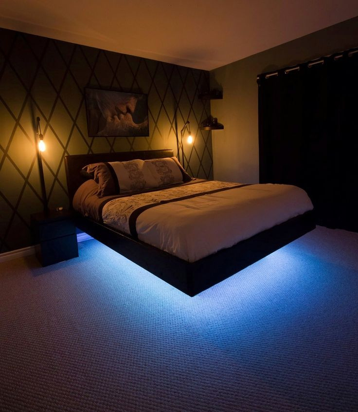 Best ideas about DIY Floating Bed Frame With Led Lighting
. Save or Pin Floating bedframe I made this weekend Now.
