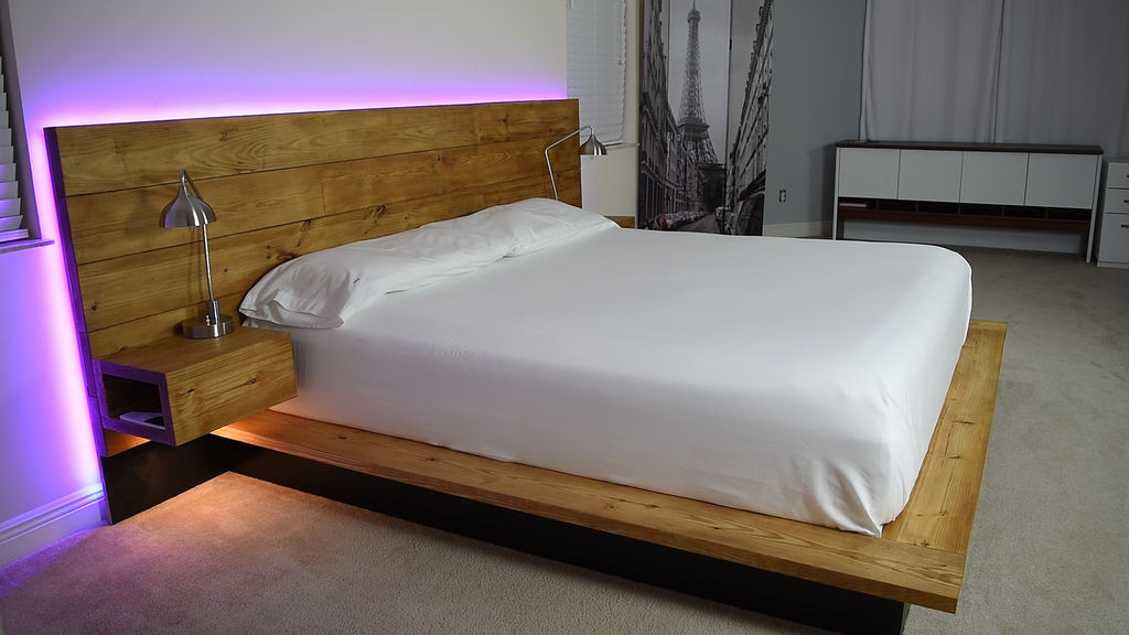 Best ideas about DIY Floating Bed Frame With Led Lighting
. Save or Pin DIY Bed Frame Designs For Bedrooms With Character Now.