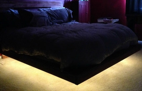 Best ideas about DIY Floating Bed Frame With Led Lighting
. Save or Pin How To Build A DIY Floating Bed Frame With LED Lighting Now.