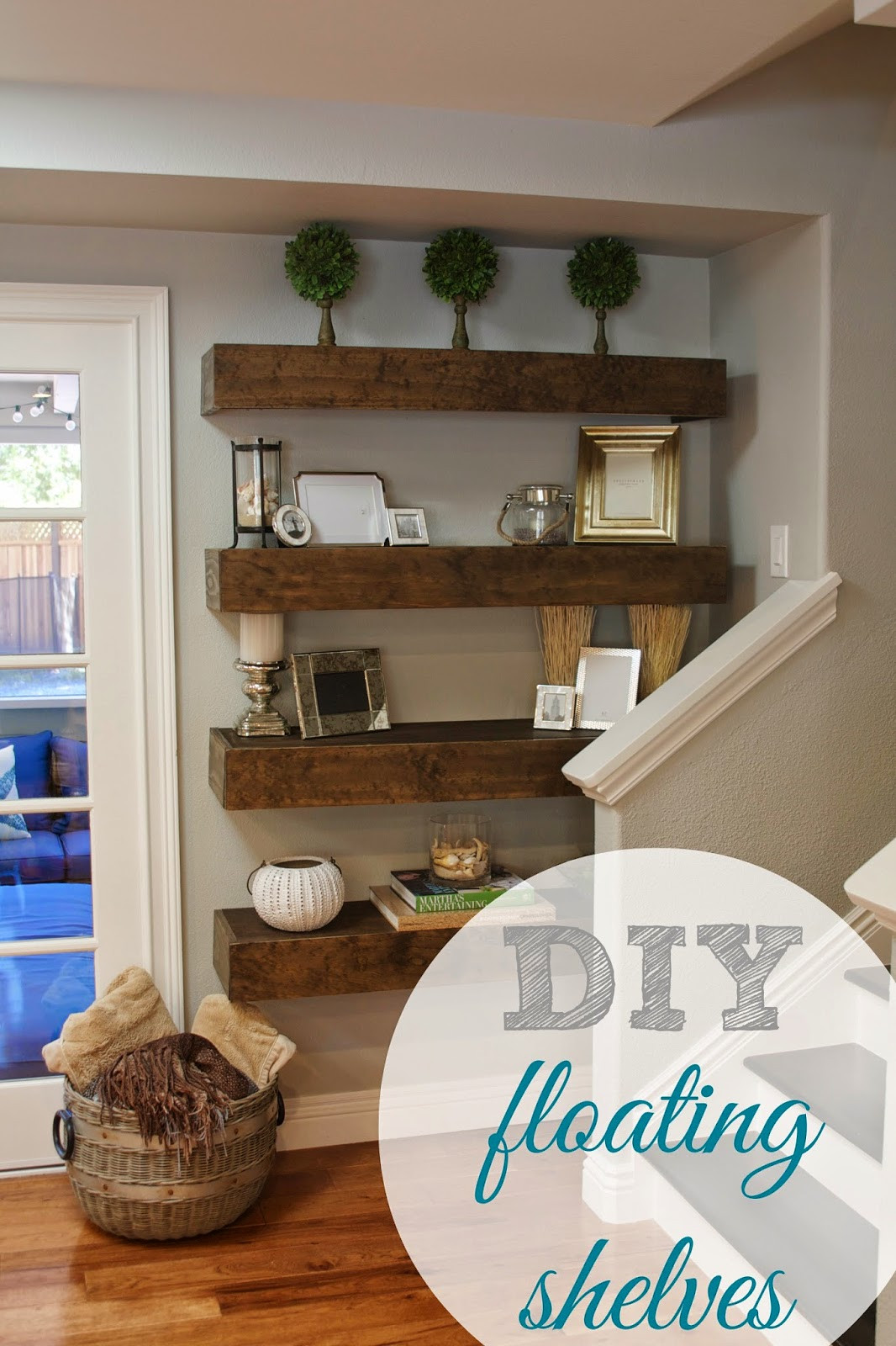 Best ideas about DIY Floating Bookshelves
. Save or Pin Day 27 Shelves 31 Cheap & Easy DIY Organizers Now.