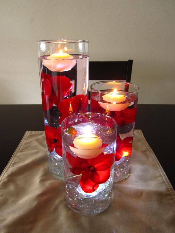 Best ideas about DIY Floating Candles
. Save or Pin Wodnerful DIY Unique Floating Candle Centerpiece With Flower Now.