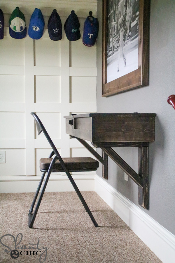 Best ideas about DIY Floating Desk
. Save or Pin DIY Floating Desk with Storage Shanty 2 Chic Now.