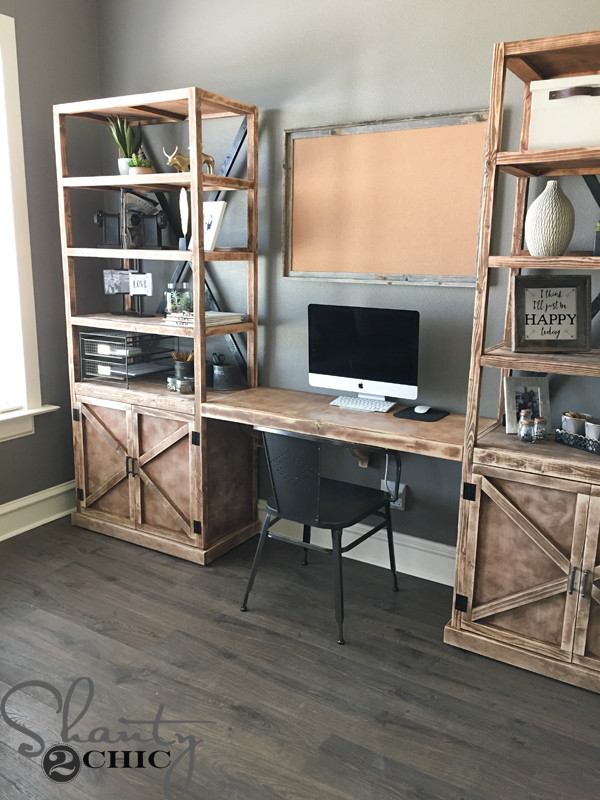 Best ideas about DIY Floating Desk
. Save or Pin DIY Floating Desk for fice Towers Shanty 2 Chic Now.