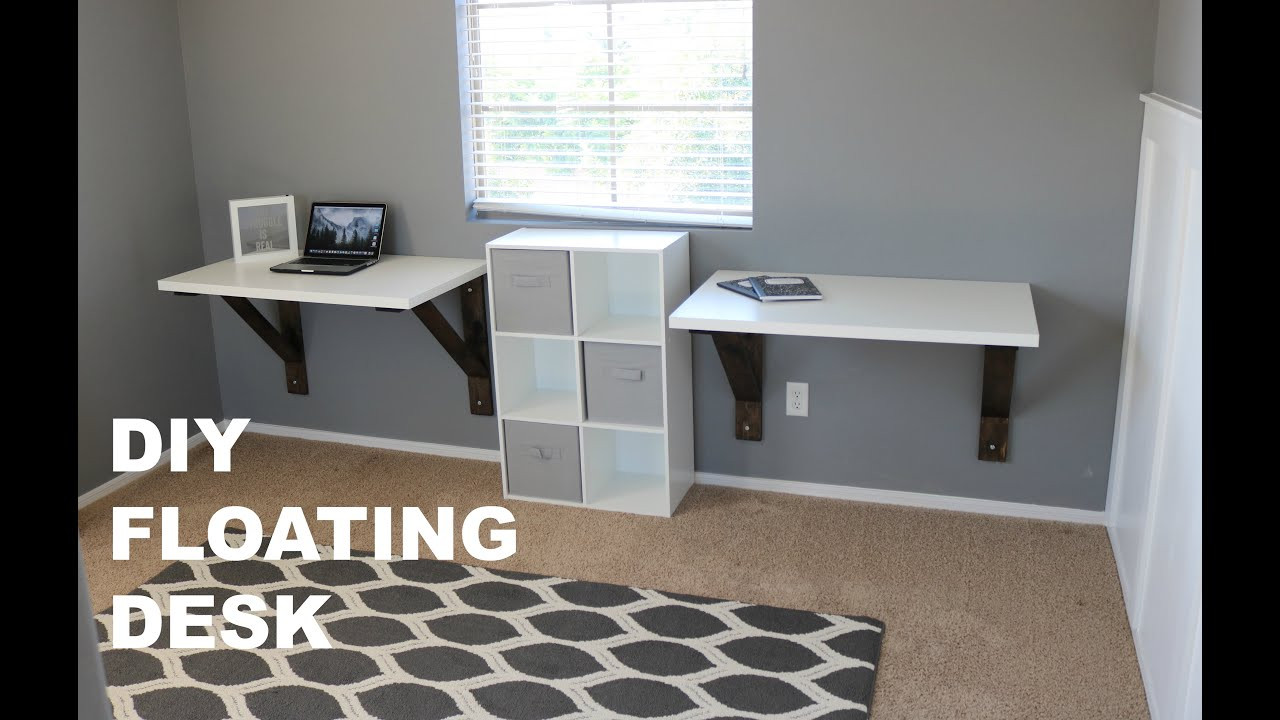 Best ideas about DIY Floating Desk
. Save or Pin DIY Floating Desk Build Ikea Hack Now.