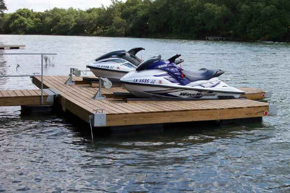 Best ideas about DIY Floating Dock
. Save or Pin DIY Double PWC Dock Kit Floating Boat Dock with Swim Now.