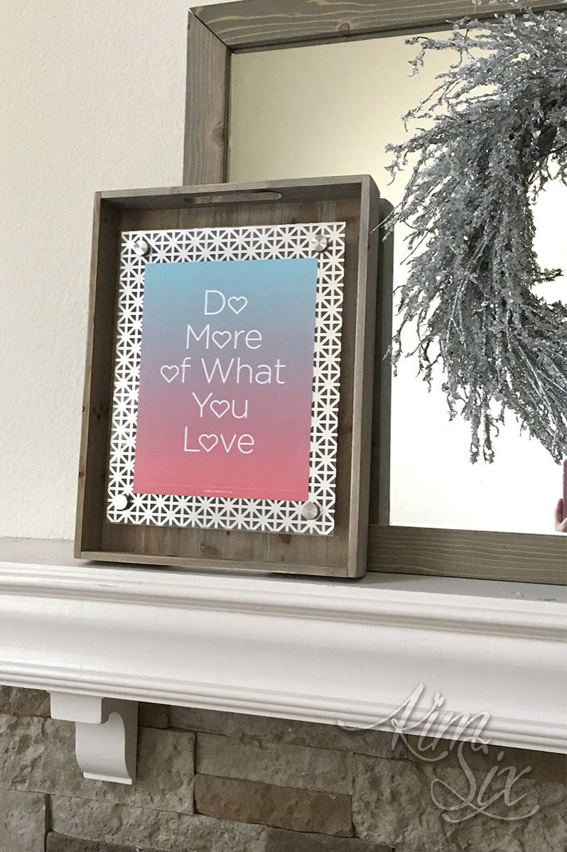 Best ideas about DIY Floating Frame
. Save or Pin DIY floating frame with metal accents Now.