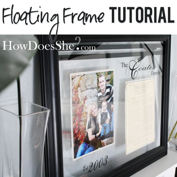 Best ideas about DIY Floating Frame
. Save or Pin 10 Modern DIY Floating Picture Frames Shelterness Now.
