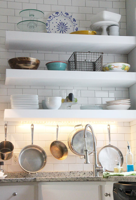 Best ideas about DIY Floating Kitchen Shelves
. Save or Pin "Chunky" DIY Floating Kitchen Shelves Now.