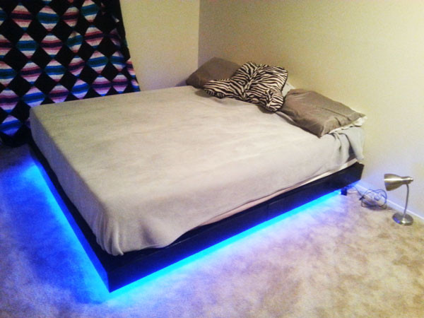 Best ideas about DIY Floating Platform Bed
. Save or Pin DIY King Size Platform Bed Now.