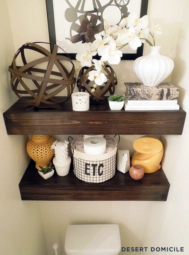 Best ideas about DIY Floating Shelf
. Save or Pin DIY $15 Chunky Wooden Floating Shelves Now.