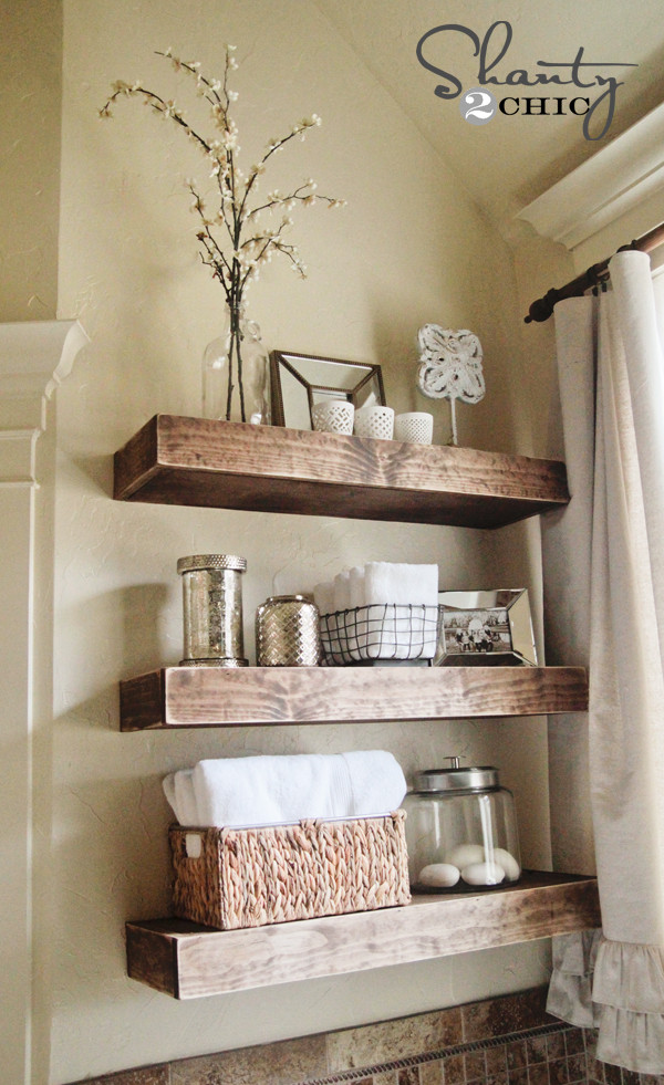 Best ideas about DIY Floating Shelf
. Save or Pin Easy DIY Floating Shelves Shanty 2 Chic Now.