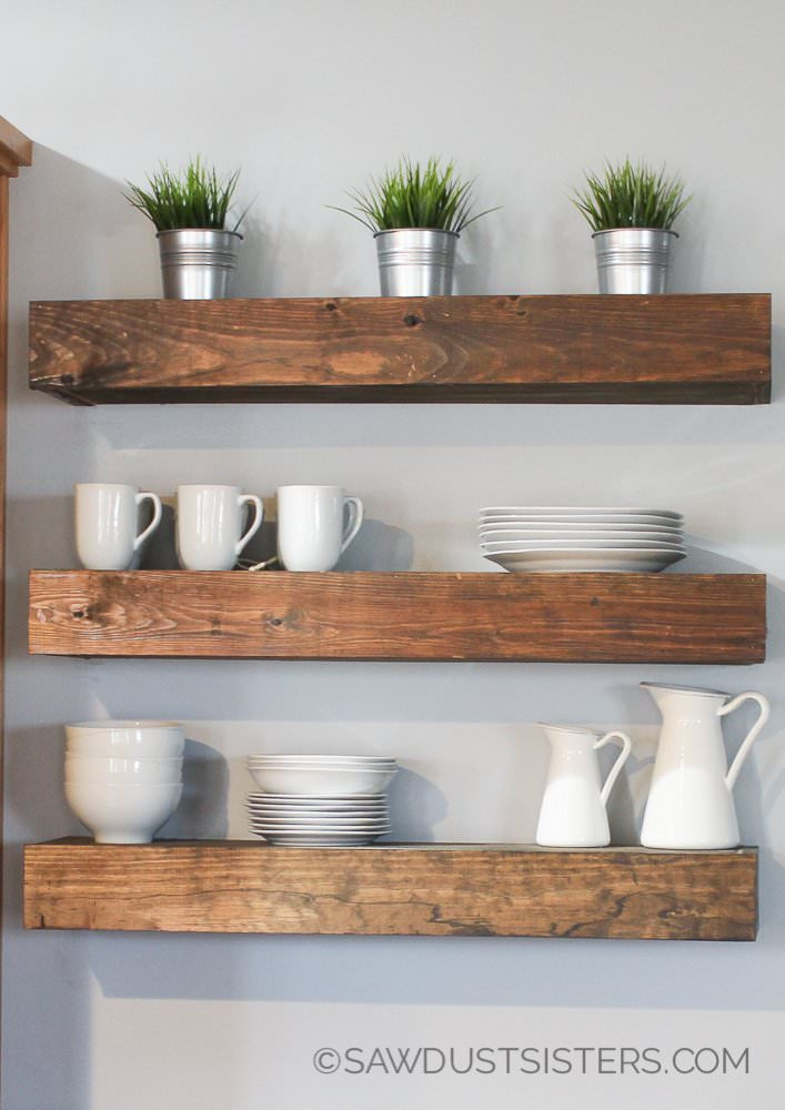 Best ideas about DIY Floating Shelf
. Save or Pin 22 Easy DIY Floating Shelves Now.