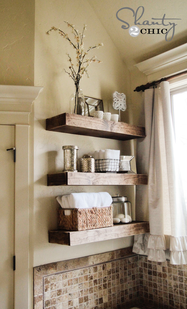 Best ideas about DIY Floating Shelves Easy
. Save or Pin Easy DIY Floating Shelves Shanty 2 Chic Now.