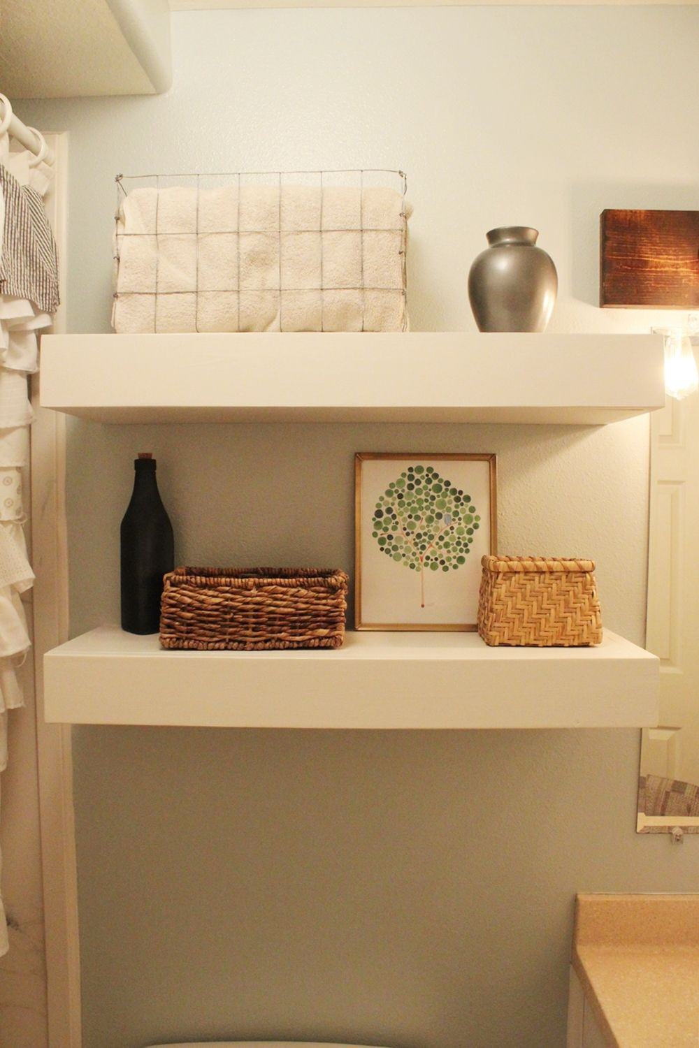 Best ideas about DIY Floating Shelves
. Save or Pin DIY Bathroom Floating Shelves Now.