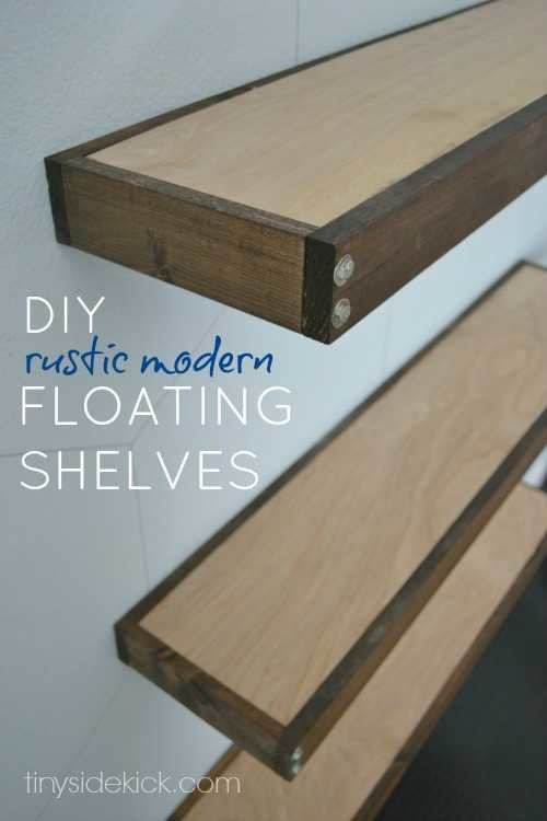 Best ideas about DIY Floating Shelves Plans
. Save or Pin DIY Rustic Modern Floating Shelves part one Now.