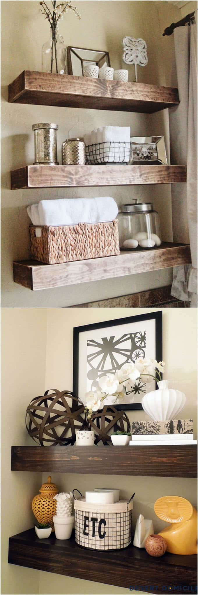 Best ideas about DIY Floating Wall Shelf
. Save or Pin 16 Easy and Stylish DIY Floating Shelves & Wall Shelves Now.
