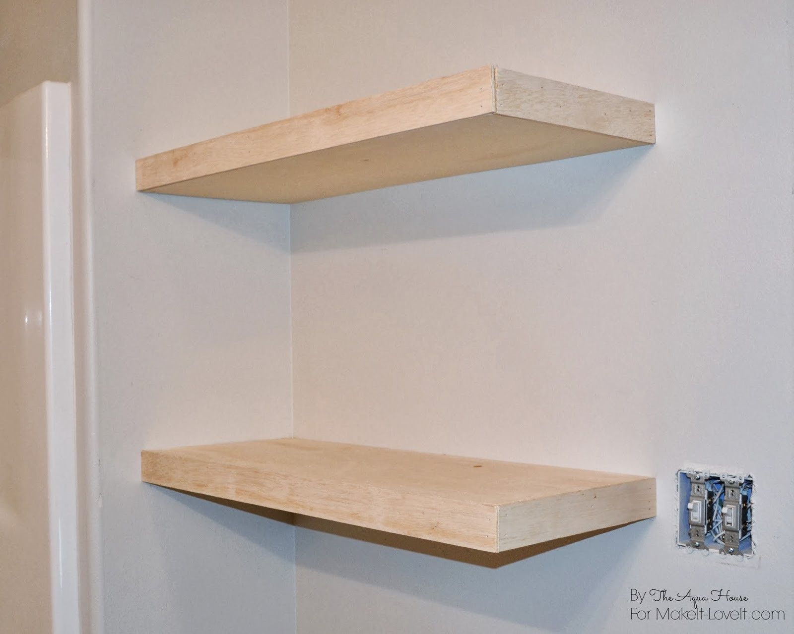 Best ideas about DIY Floating Wall Shelves
. Save or Pin DIY Floating Shelves a great storage solution Now.