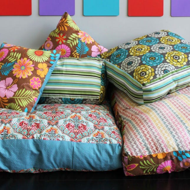 Best ideas about DIY Floor Pillows
. Save or Pin How to Create Your Own Colorful Jumbo Floor Pillows Now.