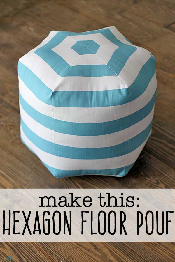 Best ideas about DIY Floor Pouf
. Save or Pin how to make a hexagon DIY floor pouf Now.