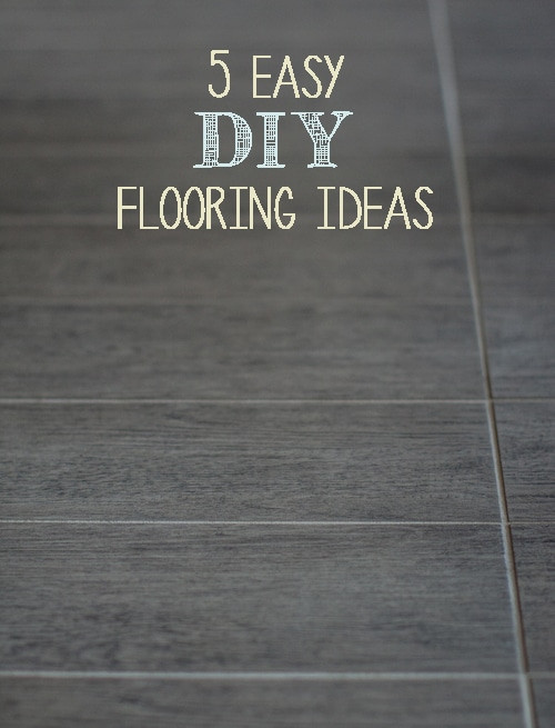 Best ideas about DIY Flooring Ideas
. Save or Pin 5 Easy DIY Flooring Ideas Painted Furniture Ideas Now.
