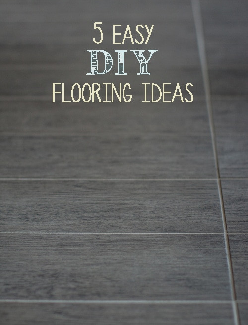 Best ideas about DIY Flooring Options
. Save or Pin 5 Easy DIY Flooring Ideas Painted Furniture Ideas Now.