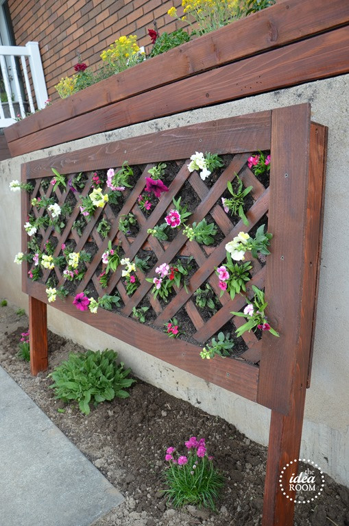 Best ideas about DIY Flower Beds
. Save or Pin DIY Vertical Flower Bed The Idea Room Now.