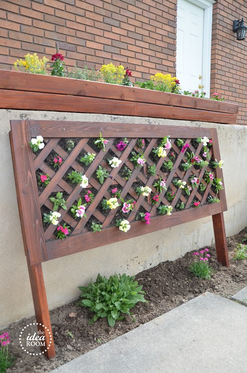 Best ideas about DIY Flower Beds
. Save or Pin DIY Vertical Flower Bed The Idea Room Now.