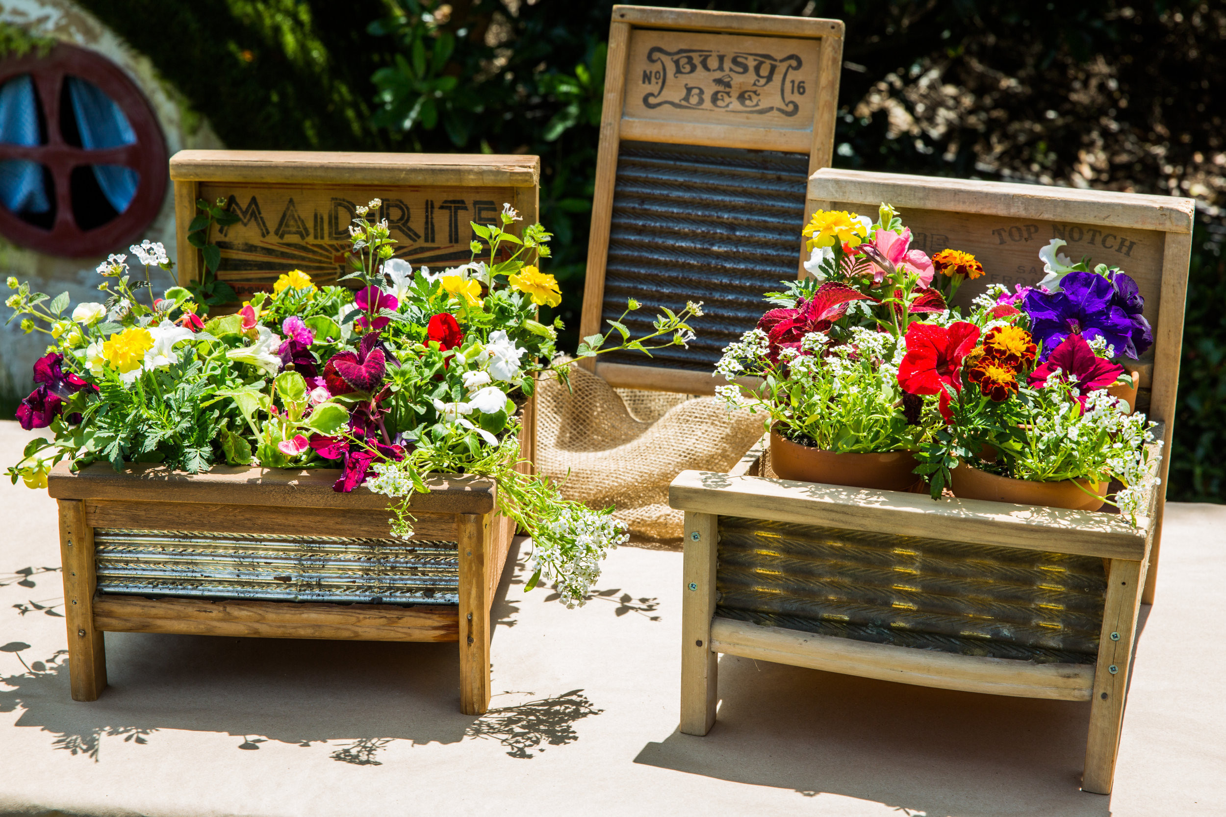 Best ideas about DIY Flower Beds
. Save or Pin How To Home & Family DIY Washboard Flower Bed Now.